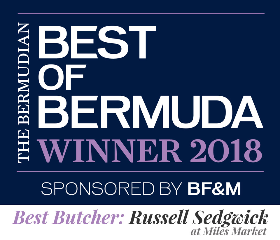 Best Butcher in Bermuda: Russell Sedgwick at Miles Market